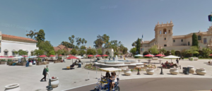 Balboa Park pedestrian spaces